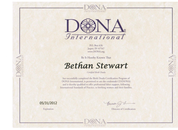 Certification