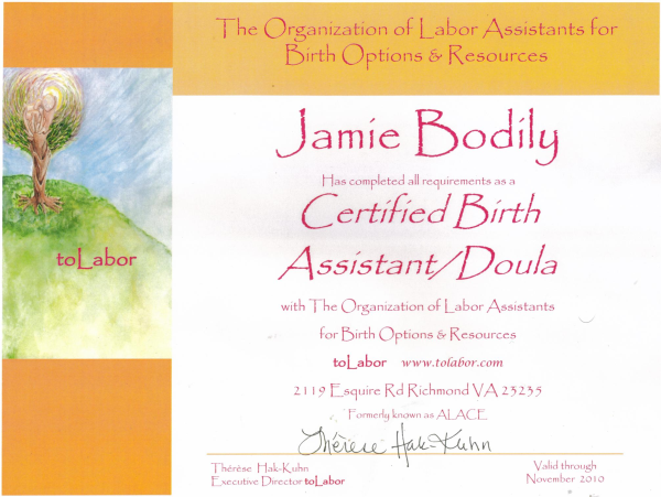 Certification