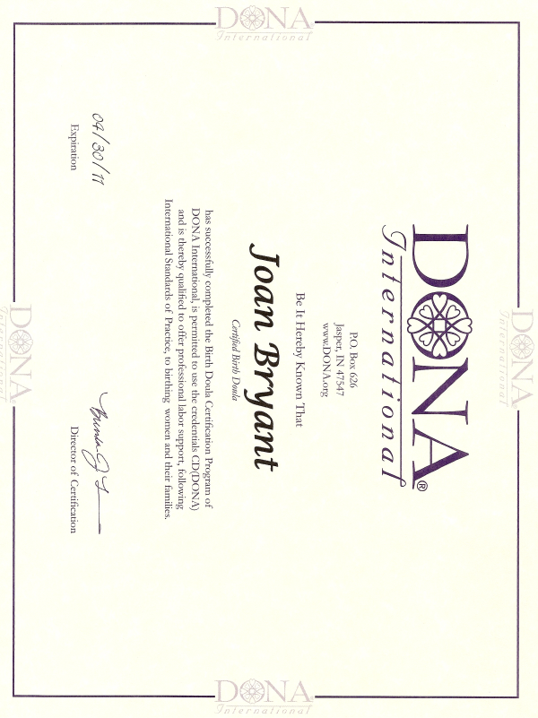 Certification