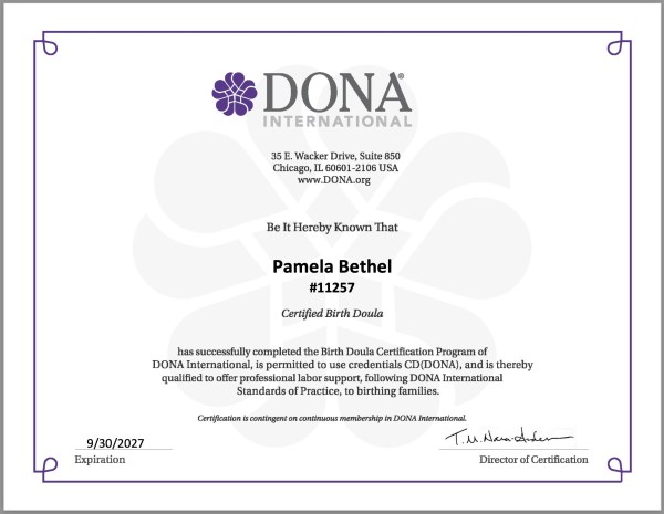 Certification