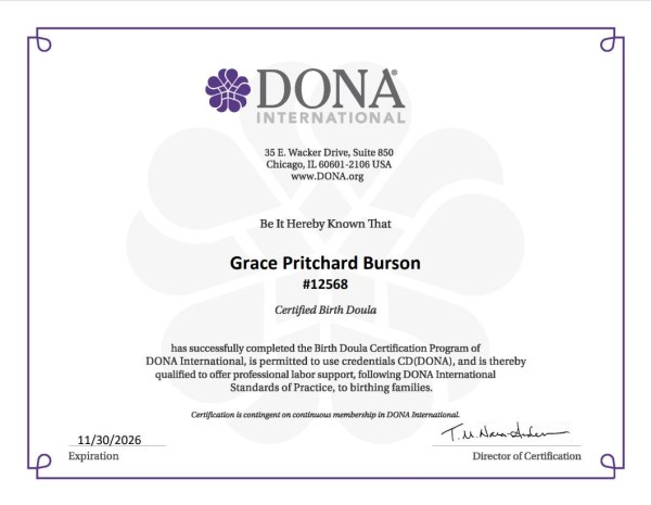 Certification