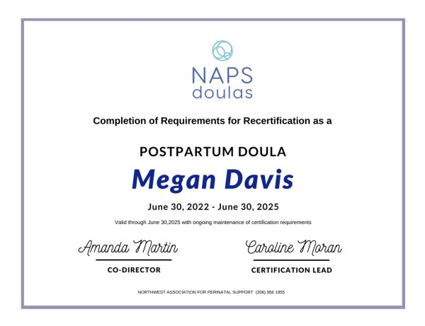 Certification