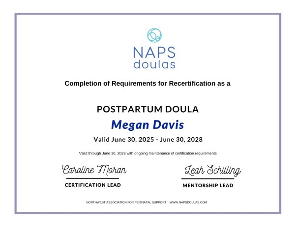Certification