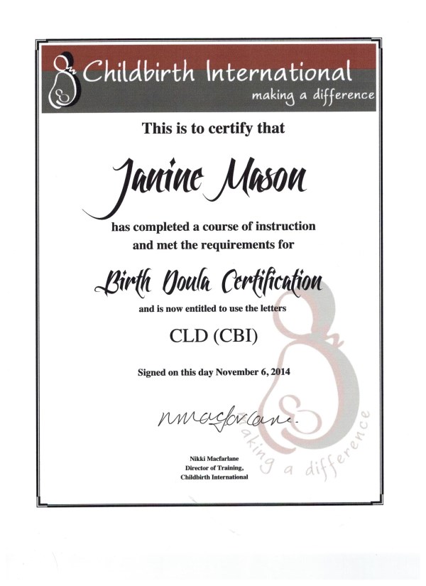 Certification