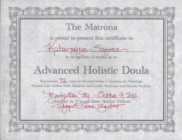 Certification