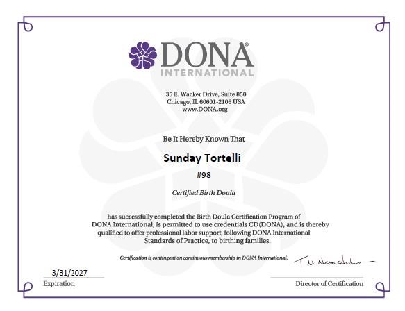 Certification