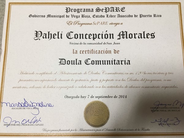 Certification