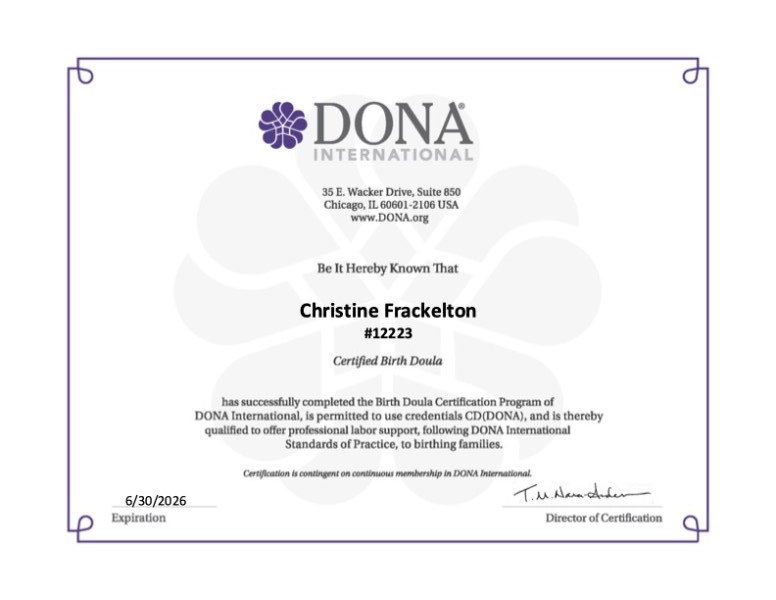 Certification