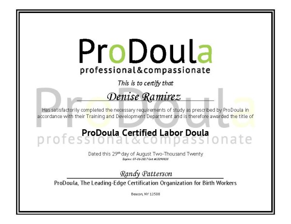 Certification
