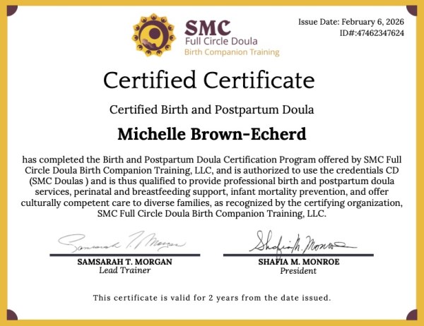 Certification
