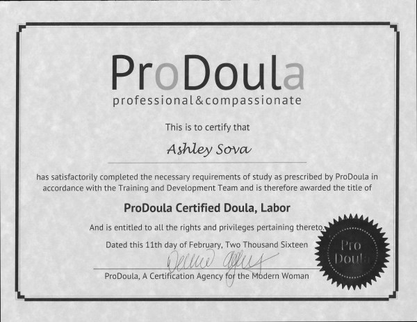 Certification