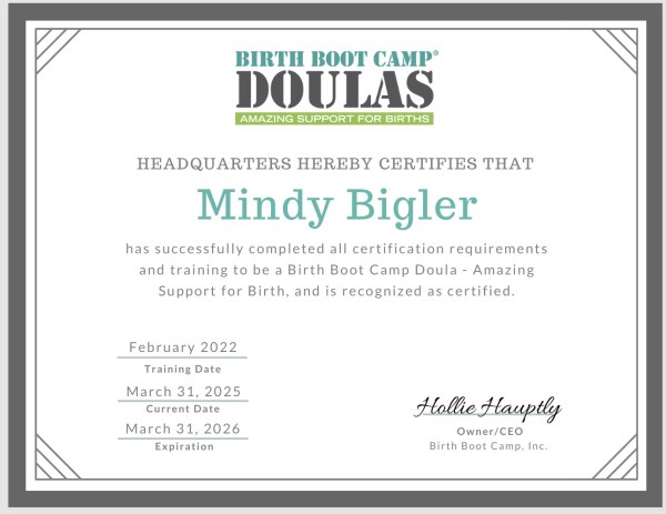 Certification