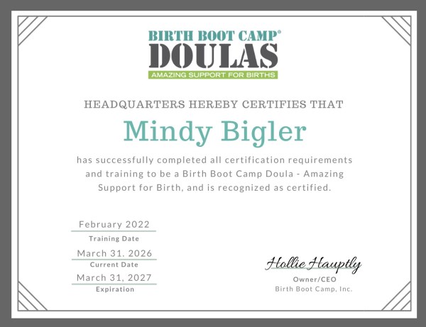 Certification