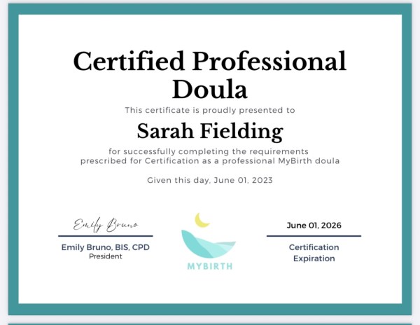 Certification