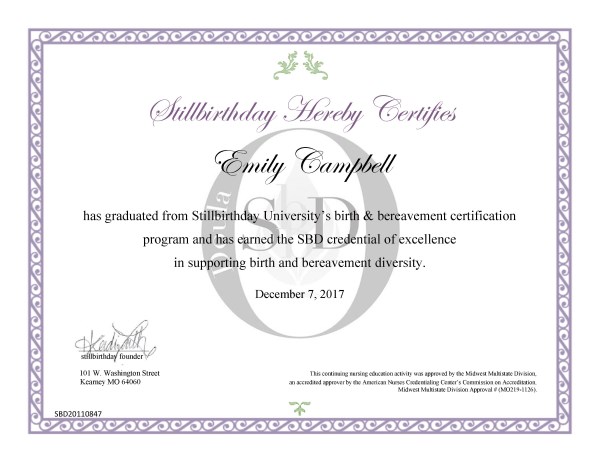 Certification
