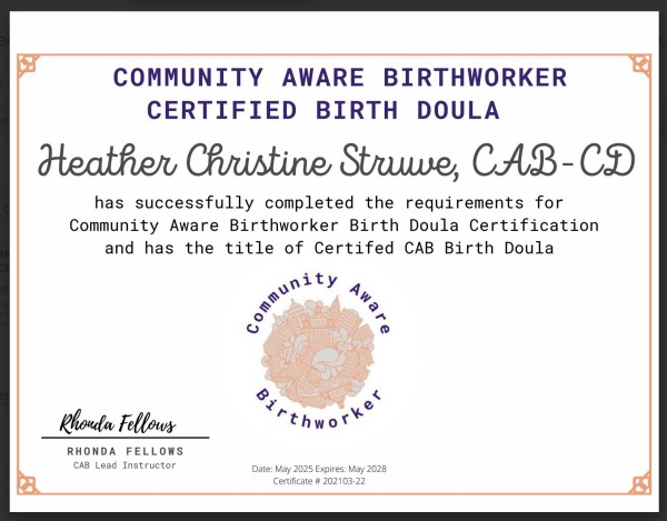 Certification