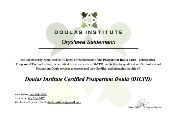 Certification