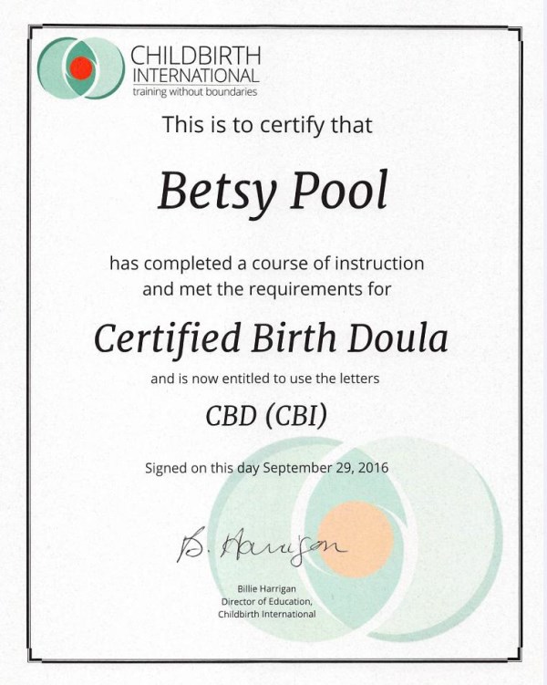Certification