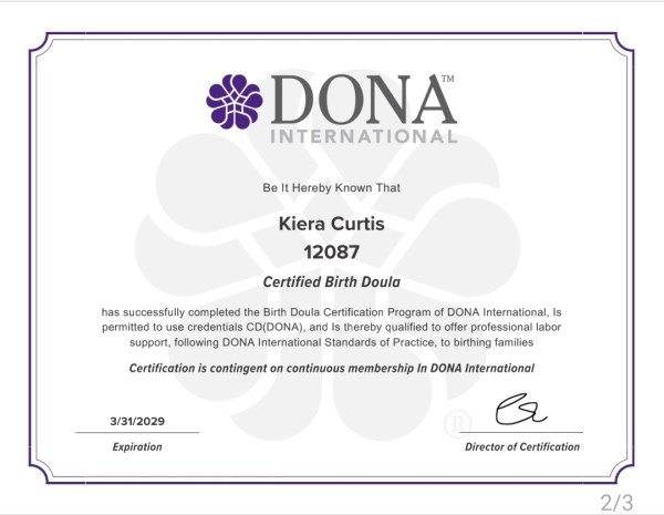 Certification
