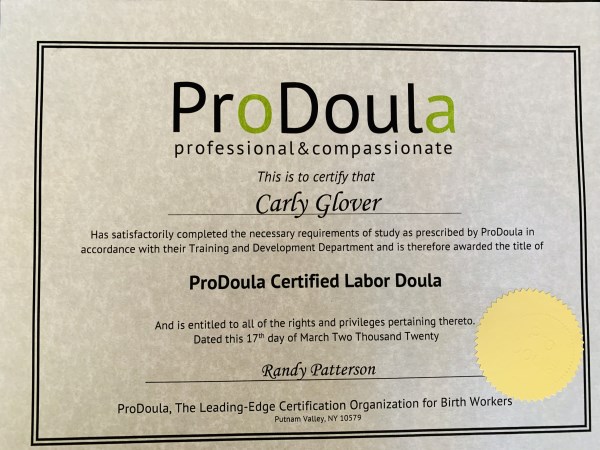 Certification