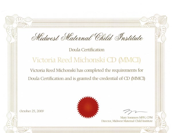 Certification