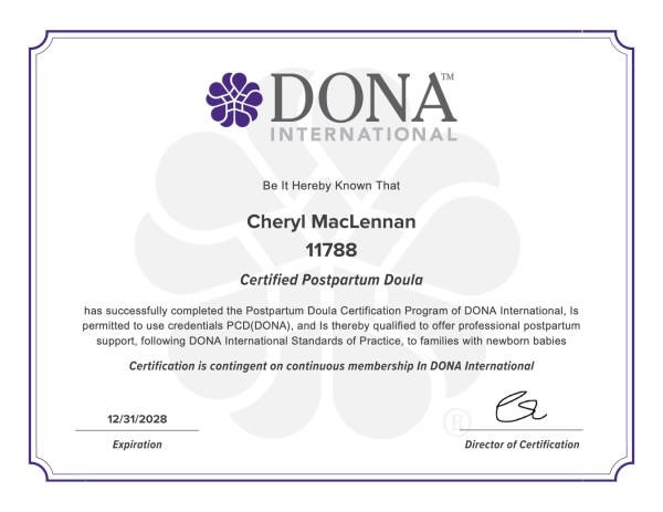 Certification