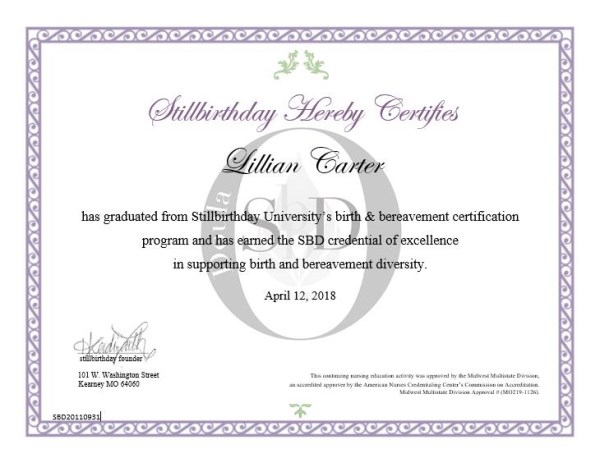 Certification