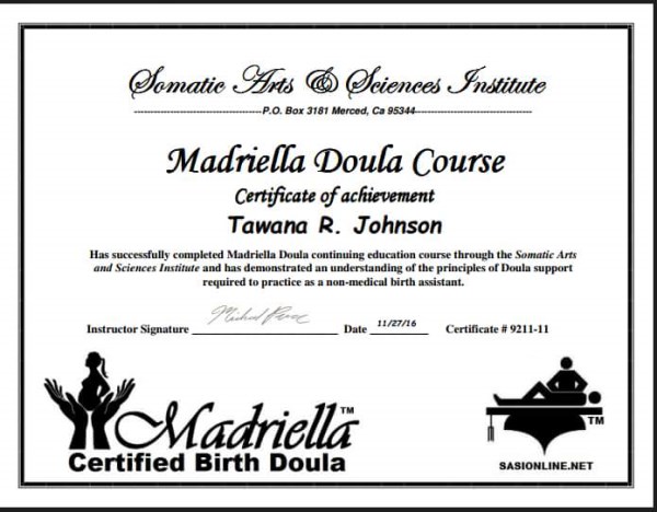 Certification