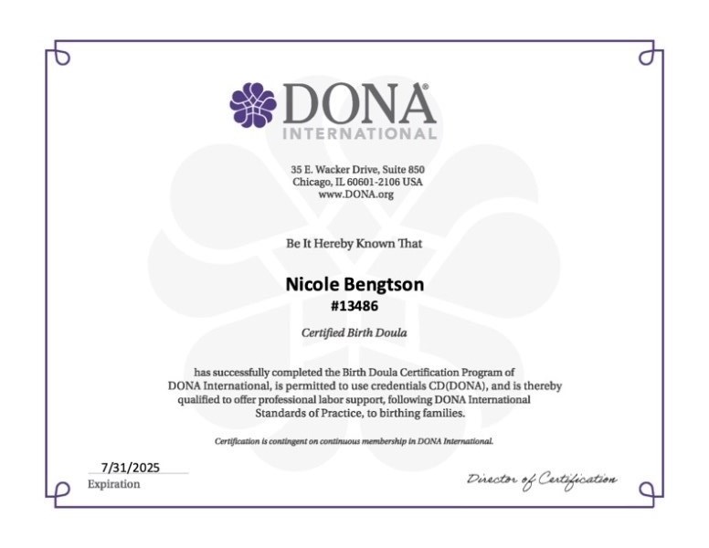 Certification