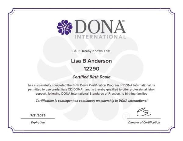 Certification