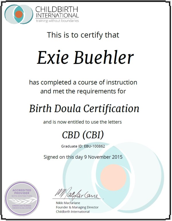 Certification