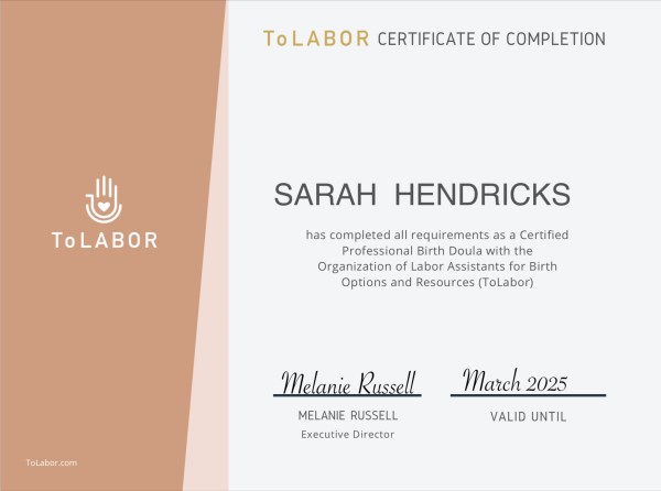 Certification