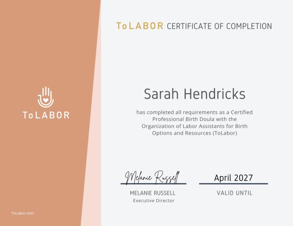 Certification