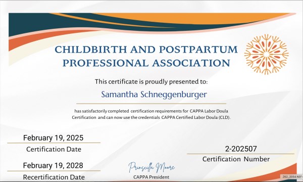 Certification