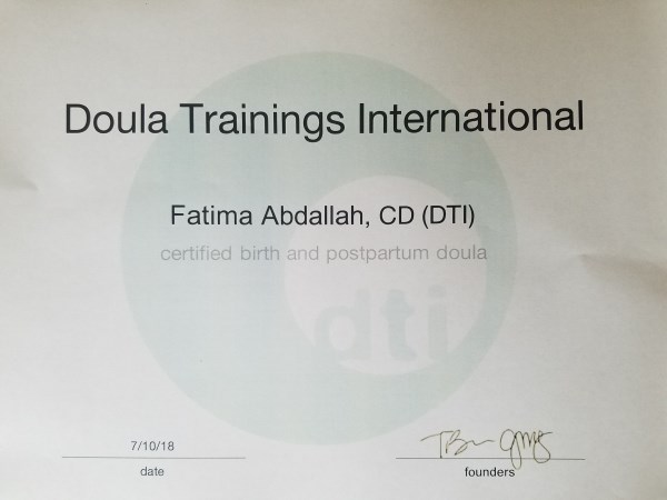 Certification