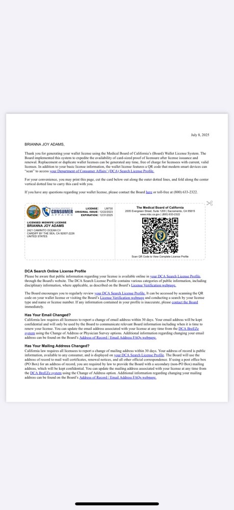 credential