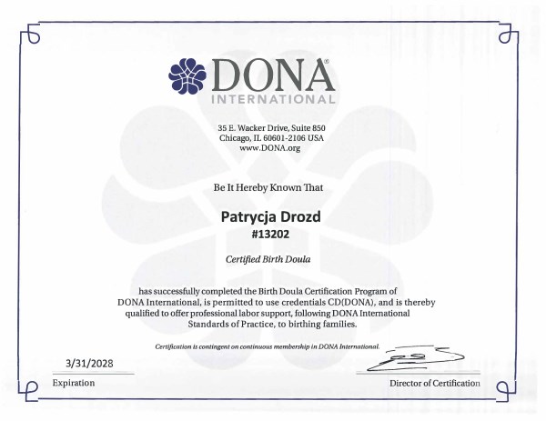 Certification