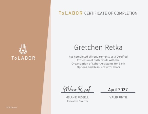 Certification