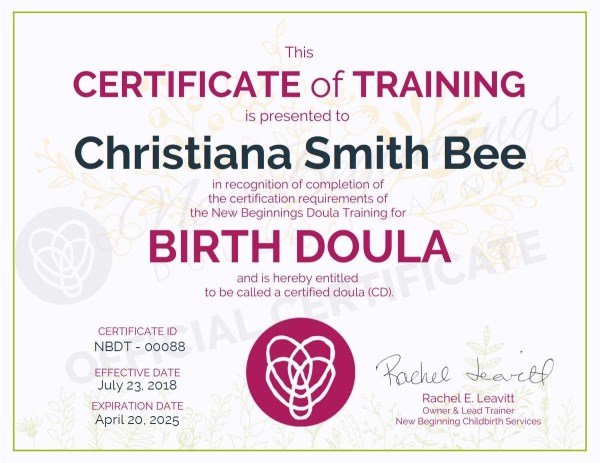 Certification