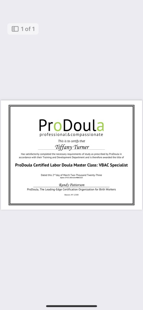 Certification