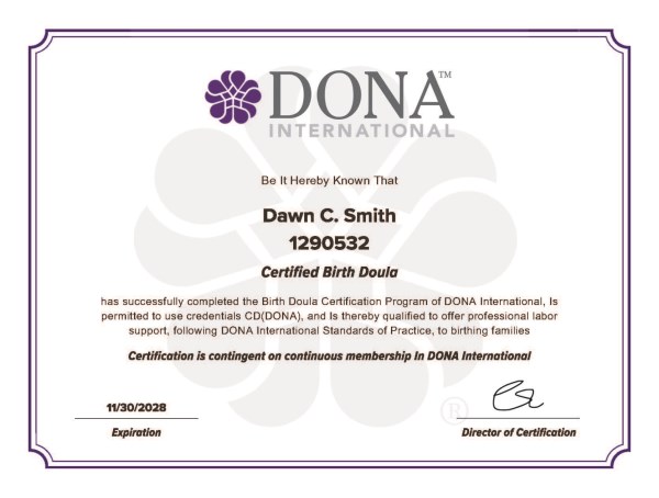 Certification