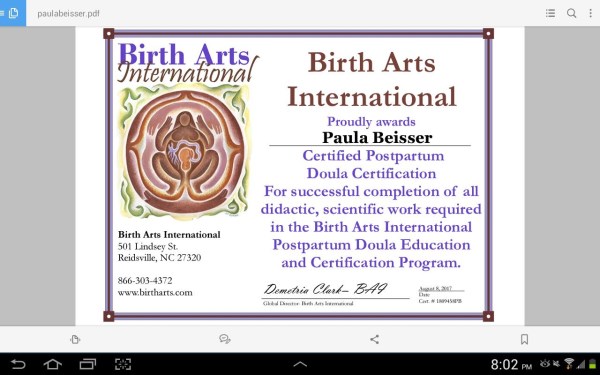 Certification