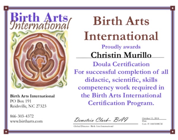 Certification