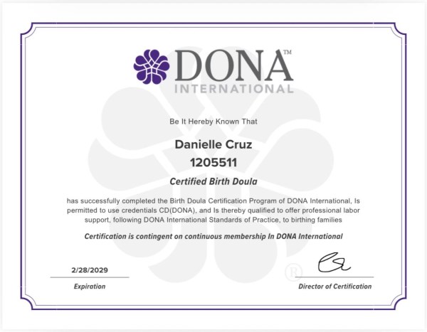 Certification