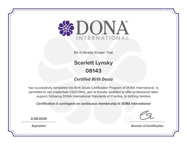 Certification