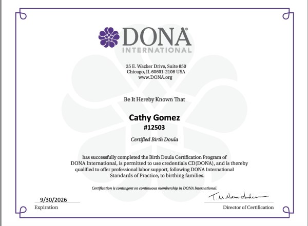 Certification