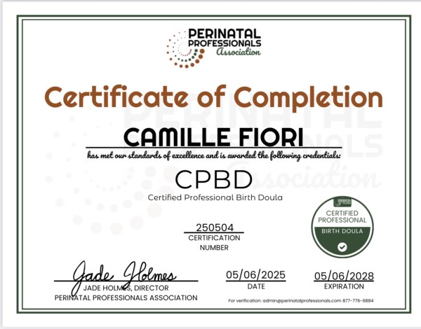 Certification