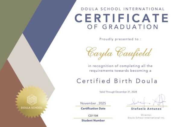Certification