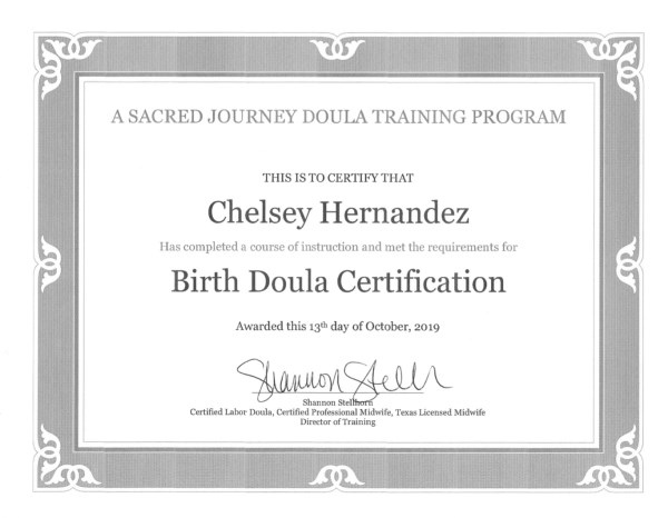 Certification