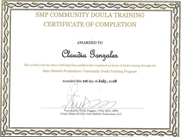 Certification